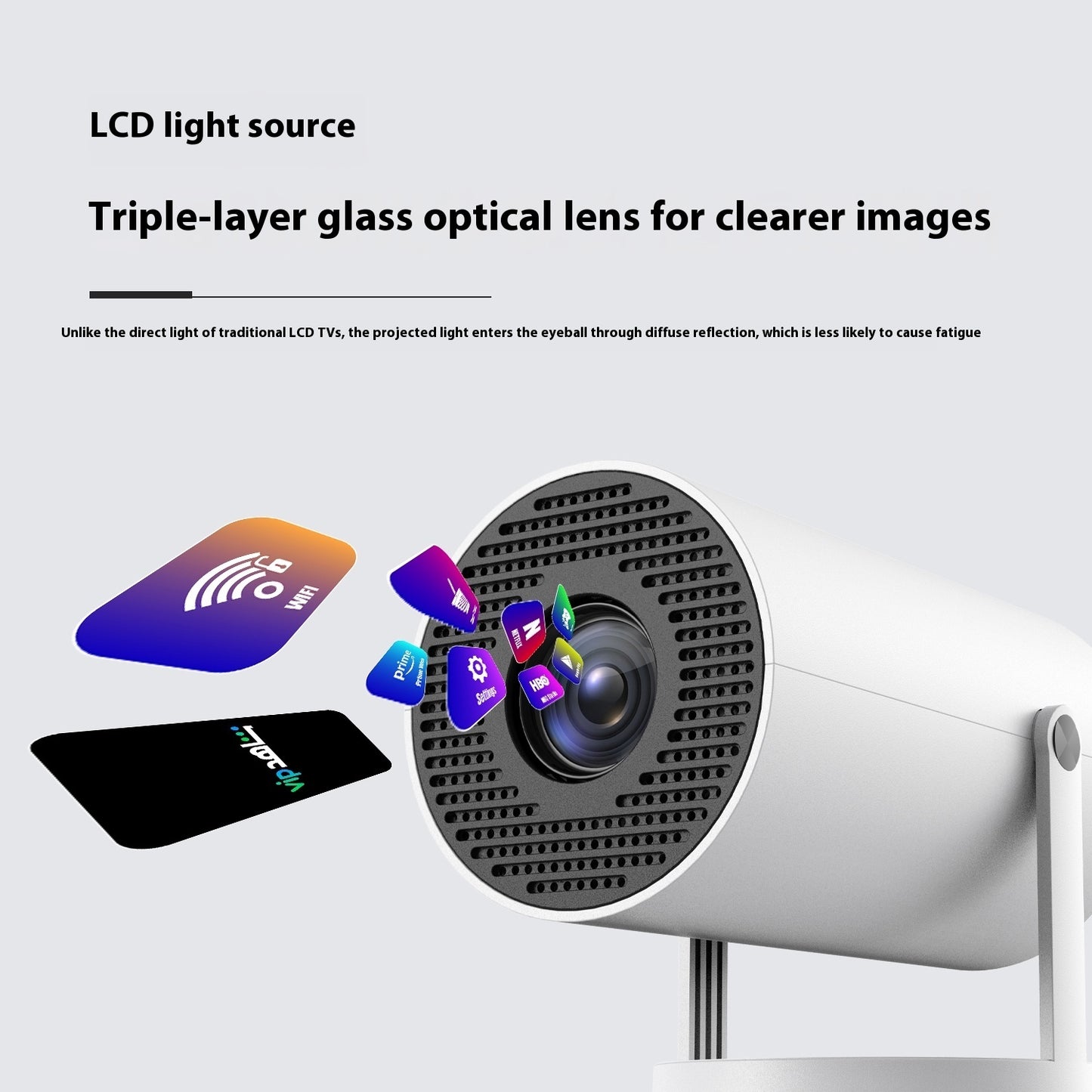 Compact Portable Projector for Home Use