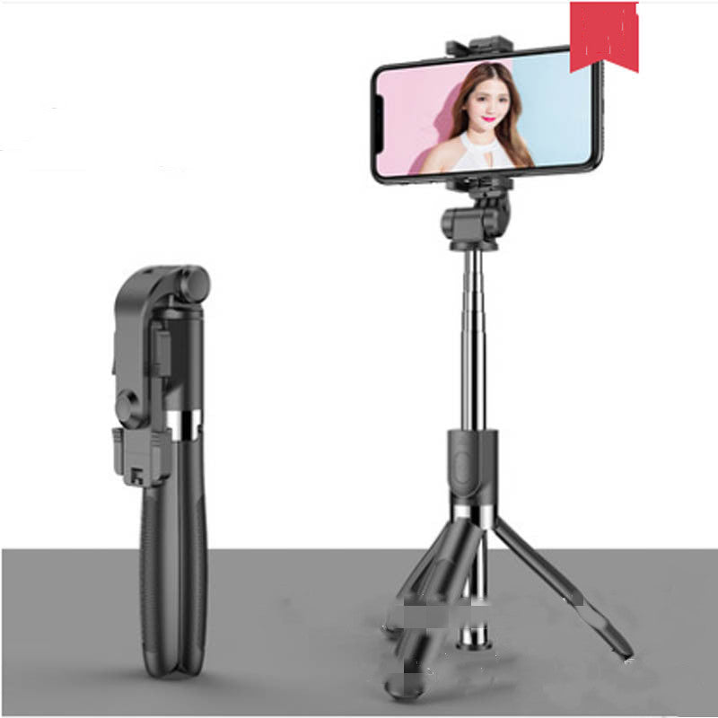 Mobile Tripod Selfie Stick with Built-in Bluetooth