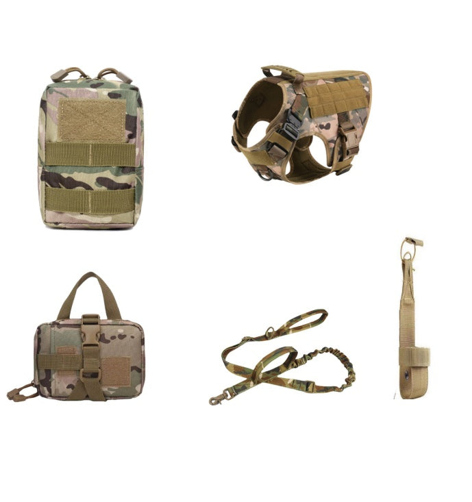 Tactical Dog Harness Pet German Shepherd K9 Training Vest Dog Harness