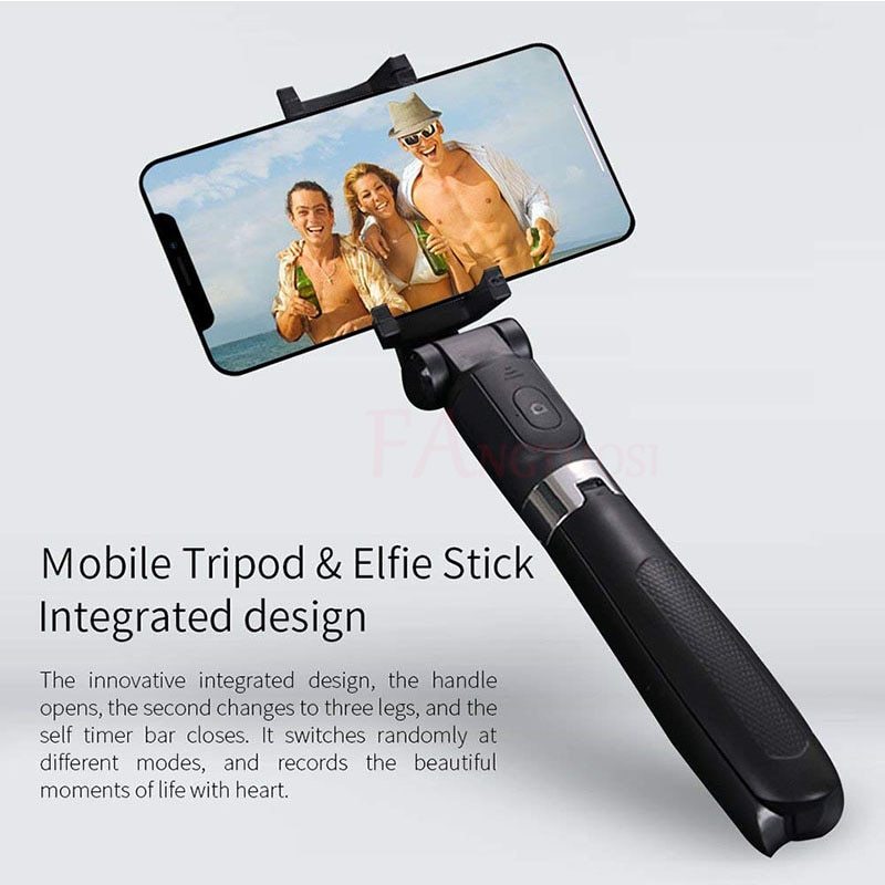 Mobile Tripod Selfie Stick with Built-in Bluetooth