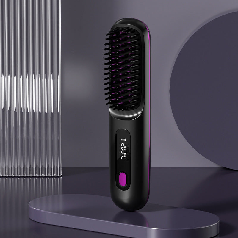 Wireless Hair Straightener and Straightening Comb