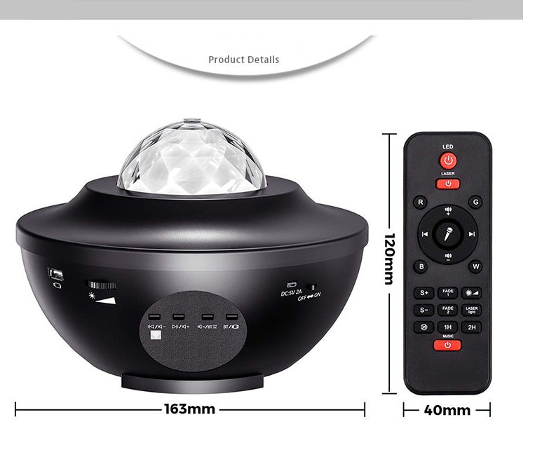 USB Music Player Controller with LED Night Light