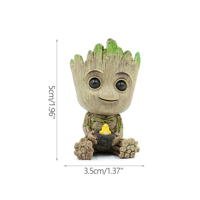 Home Decoration Crafts Miniature Groot Figurines