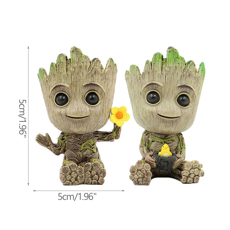 Home Decoration Crafts Miniature Groot Figurines
