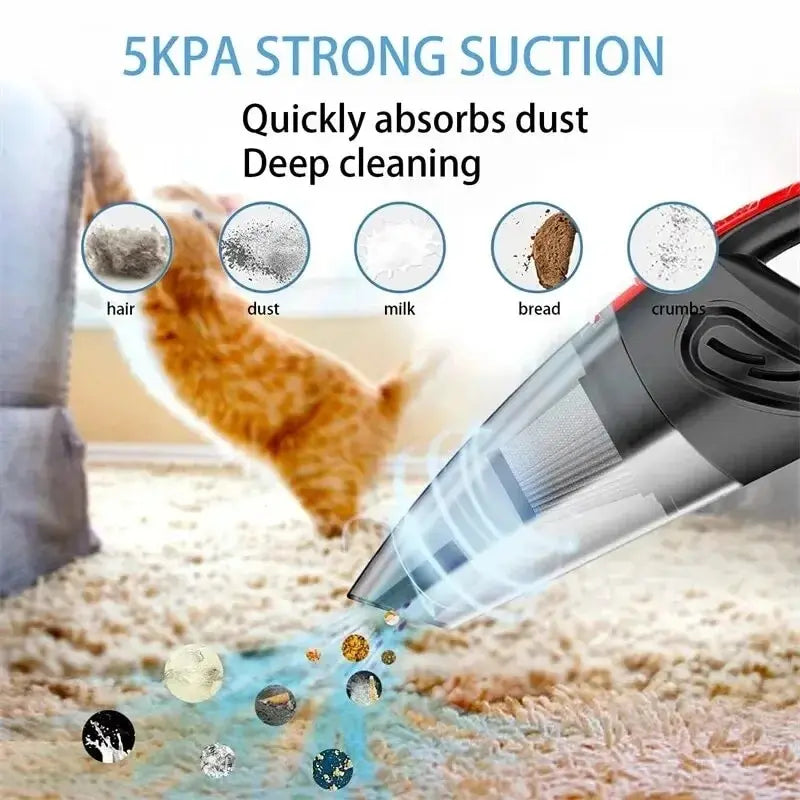 Wireless Handheld Car Vacuum Cleaner