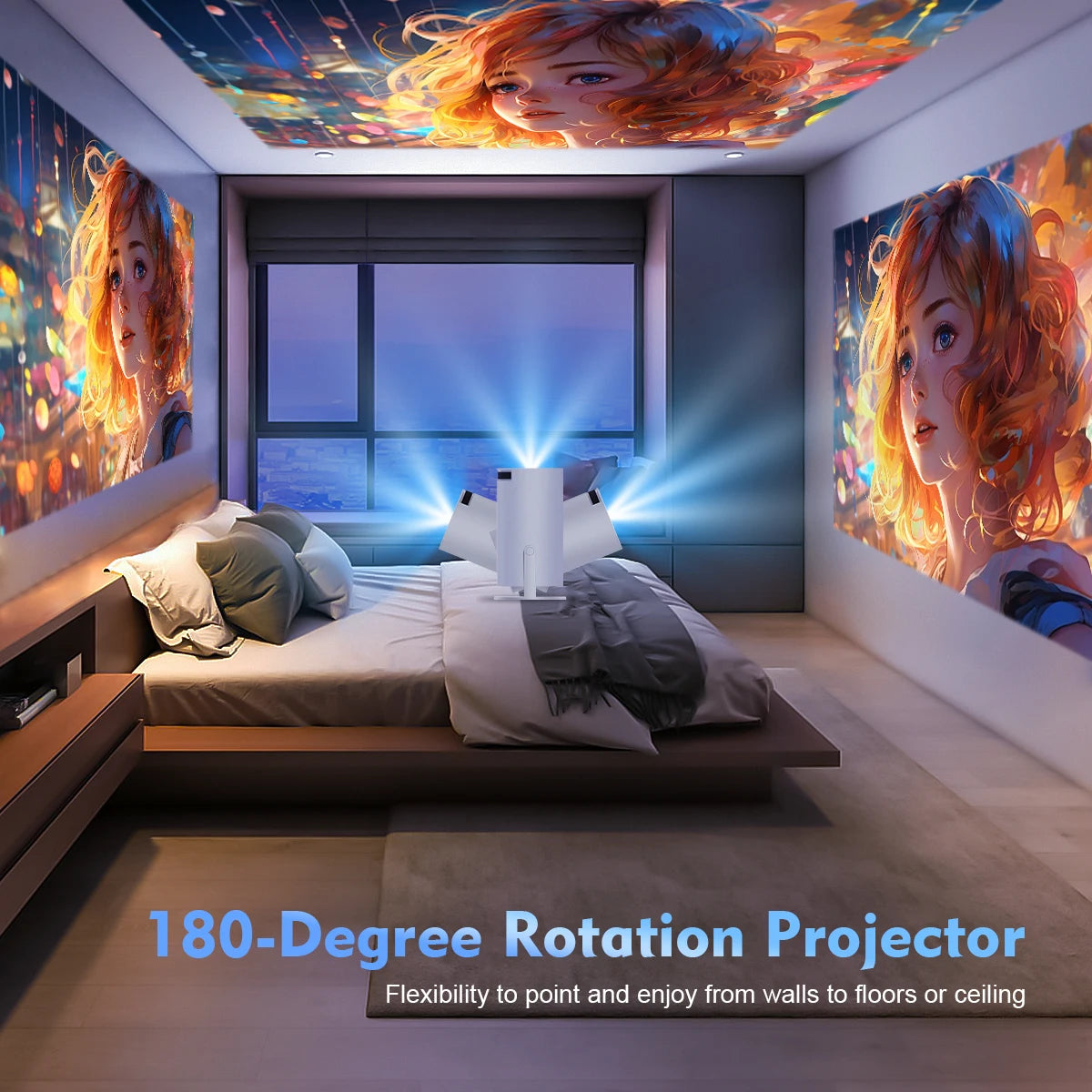 HY300 Pro 4K Home Cinema Outdoor Projetor