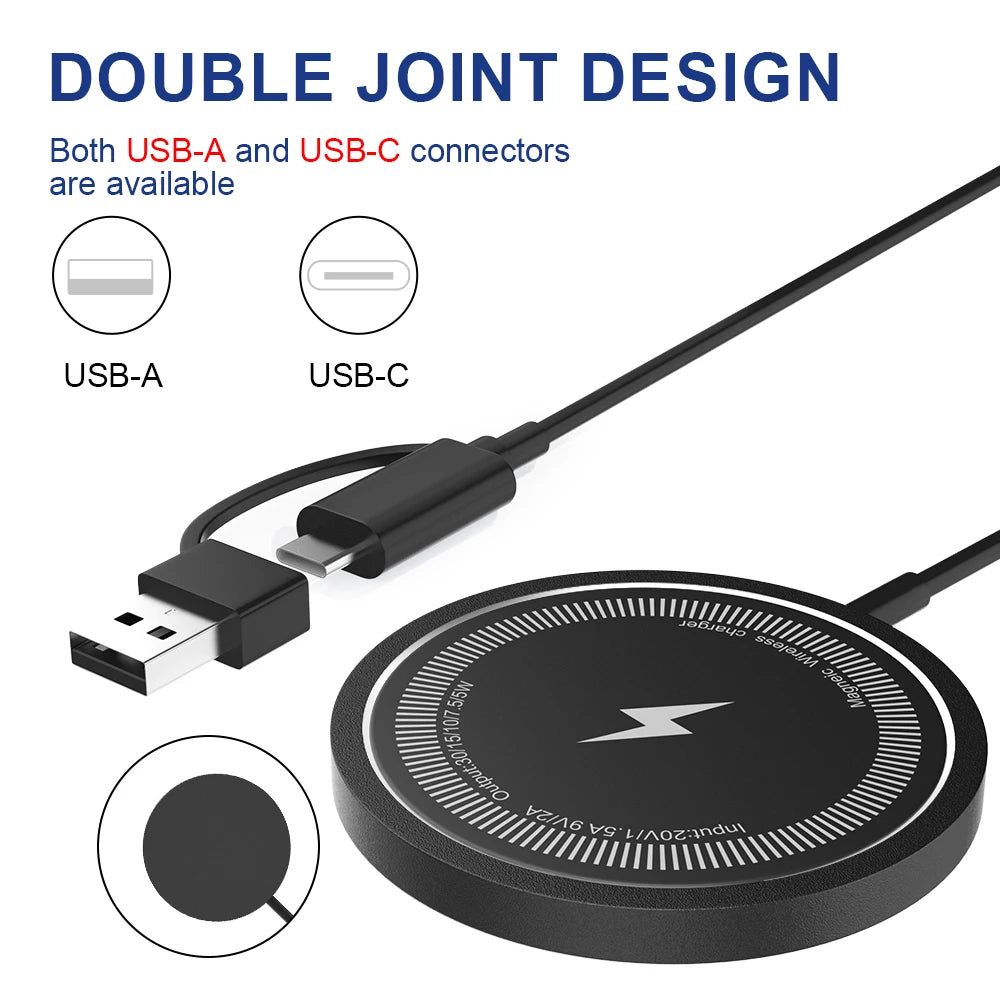 30W Magnetic Wireless Charger