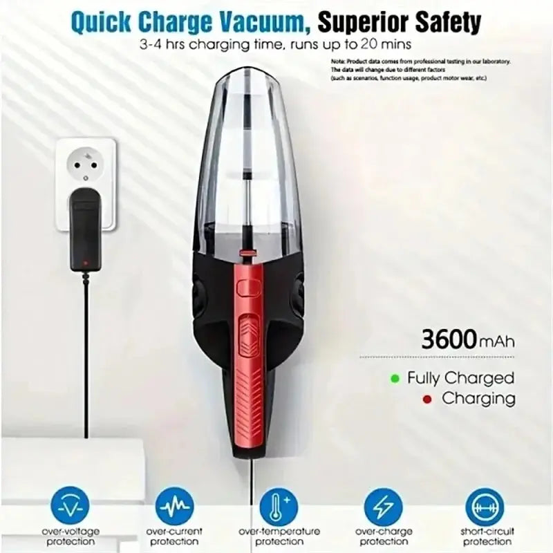 Wireless Handheld Car Vacuum Cleaner