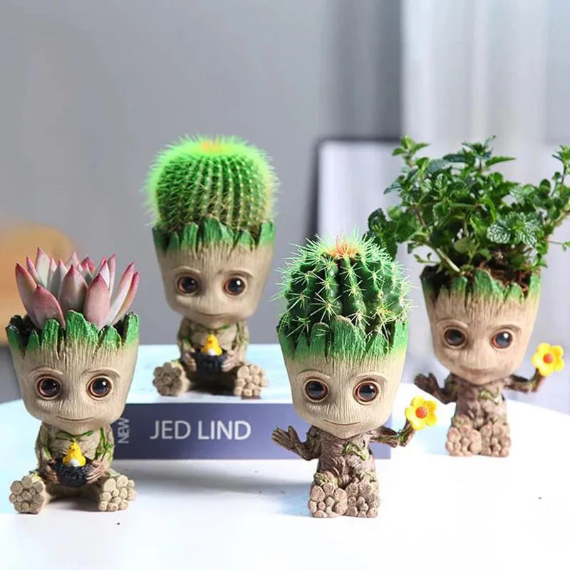 Home Decoration Crafts Miniature Groot Figurines