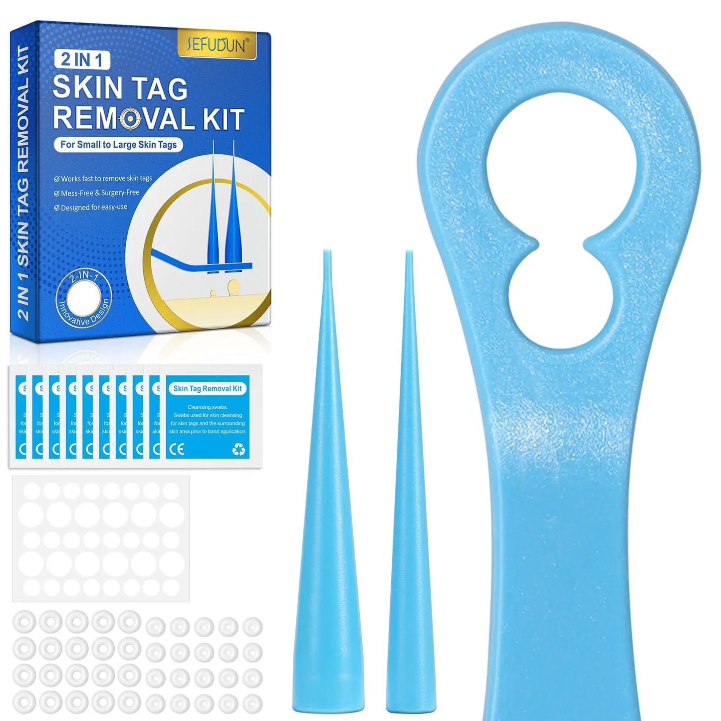 2-in-1 Auto Skin Tag Removal Kit