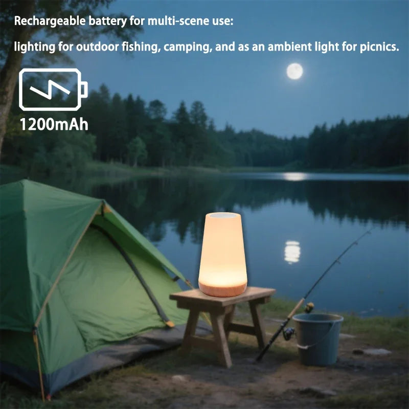 USB Rechargeable Portable RGB Night Lamp