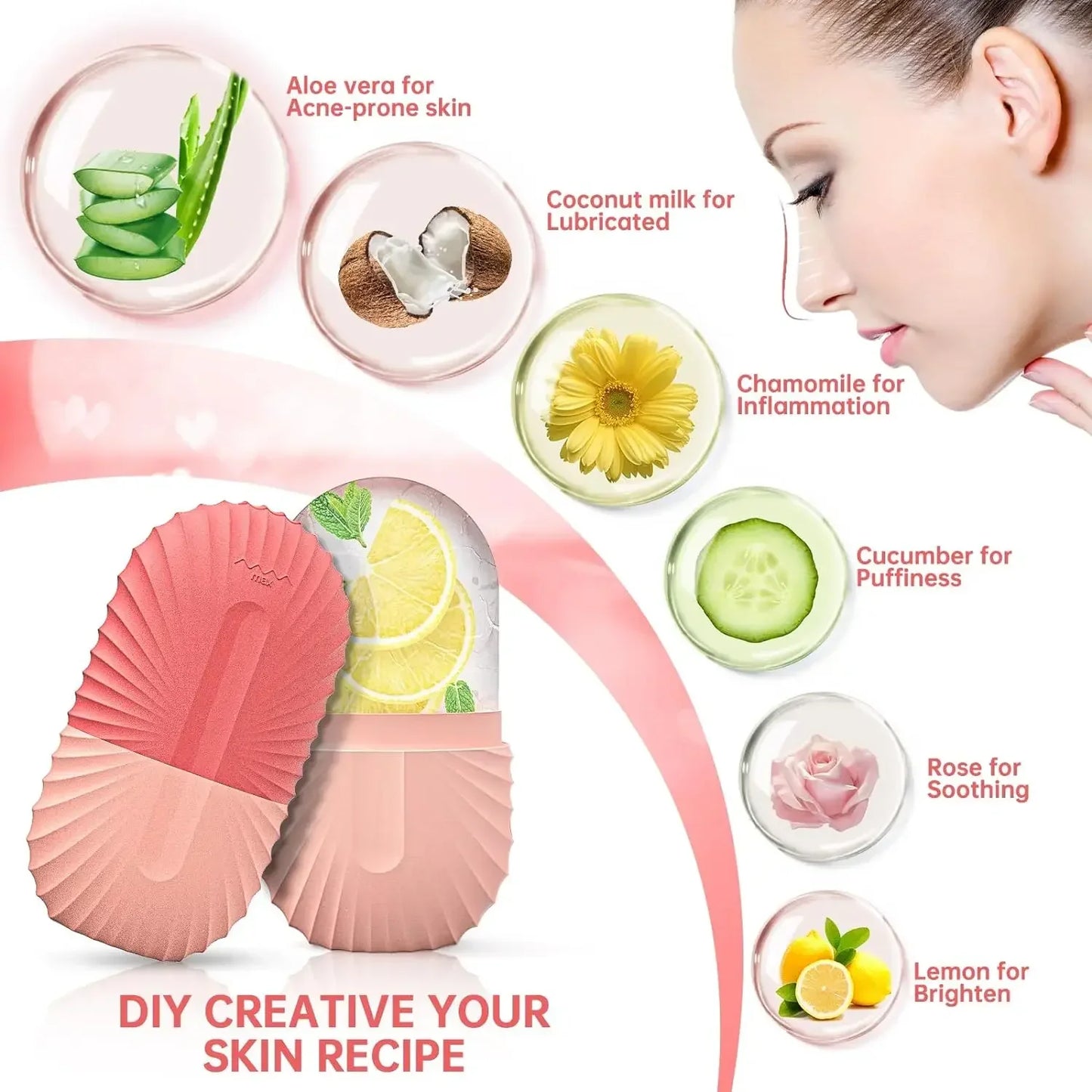 Ice Cube Facial Roller