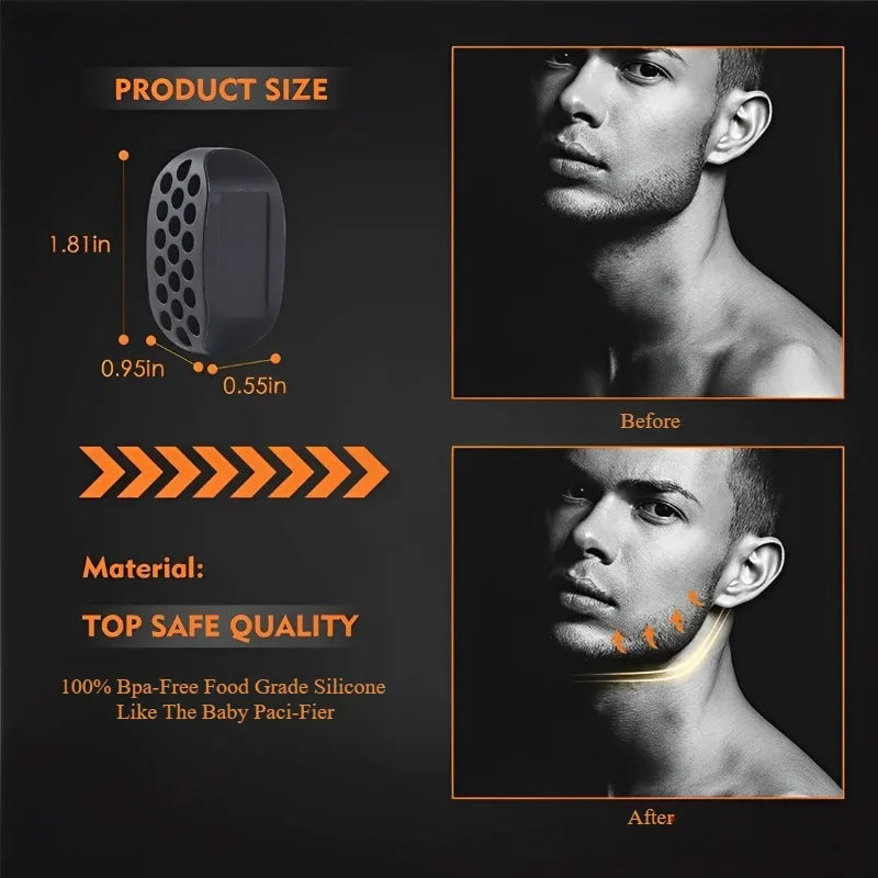 2Pcs Sillicone Jaw Exerciser