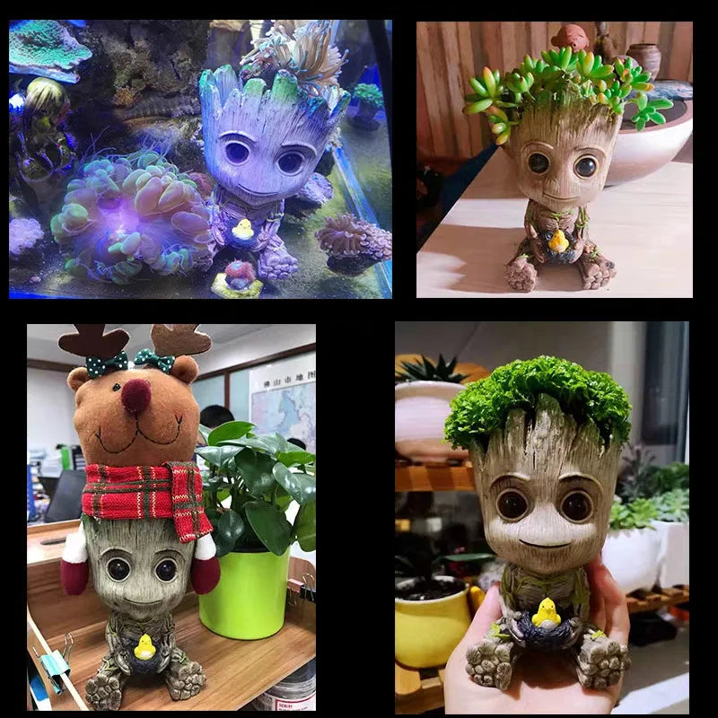 Home Decoration Crafts Miniature Groot Figurines