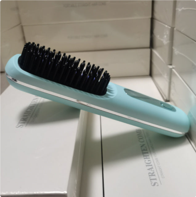 Wireless Hair Straightener and Straightening Comb