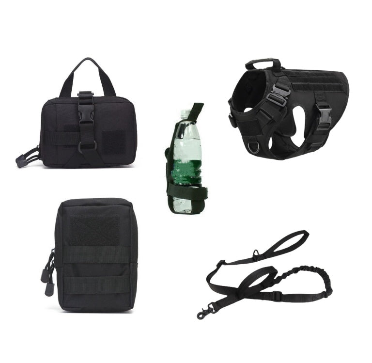 Tactical Dog Harness Pet German Shepherd K9 Training Vest Dog Harness