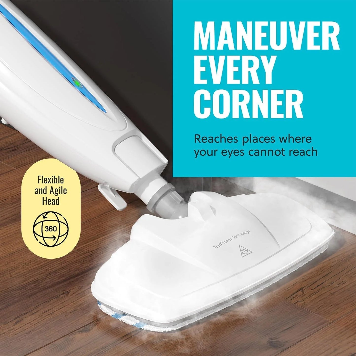 Hard Wood Floor Cleaner Steam Mop