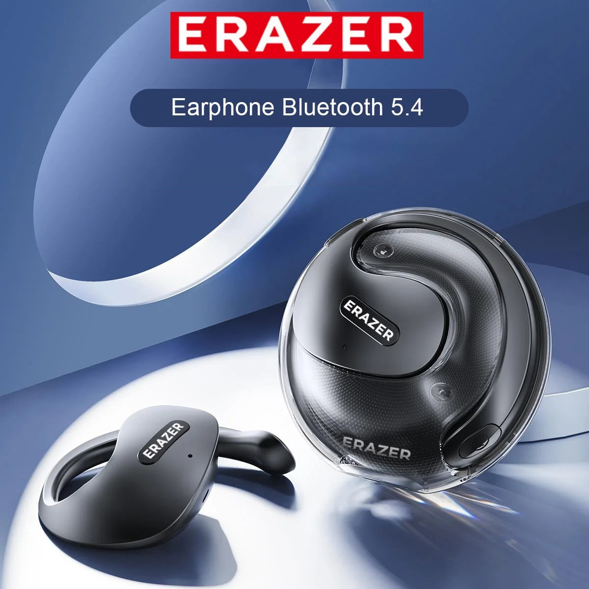 ERAZER X15 TWS Wireless Earphone Earphone Bluetooth 5.4 Ear-Mounted Sports Waterproof Wireless Earphones with Lanyard