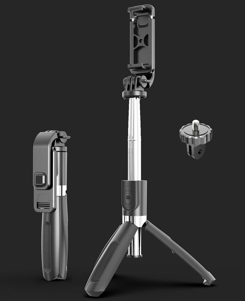 Mobile Tripod Selfie Stick with Built-in Bluetooth