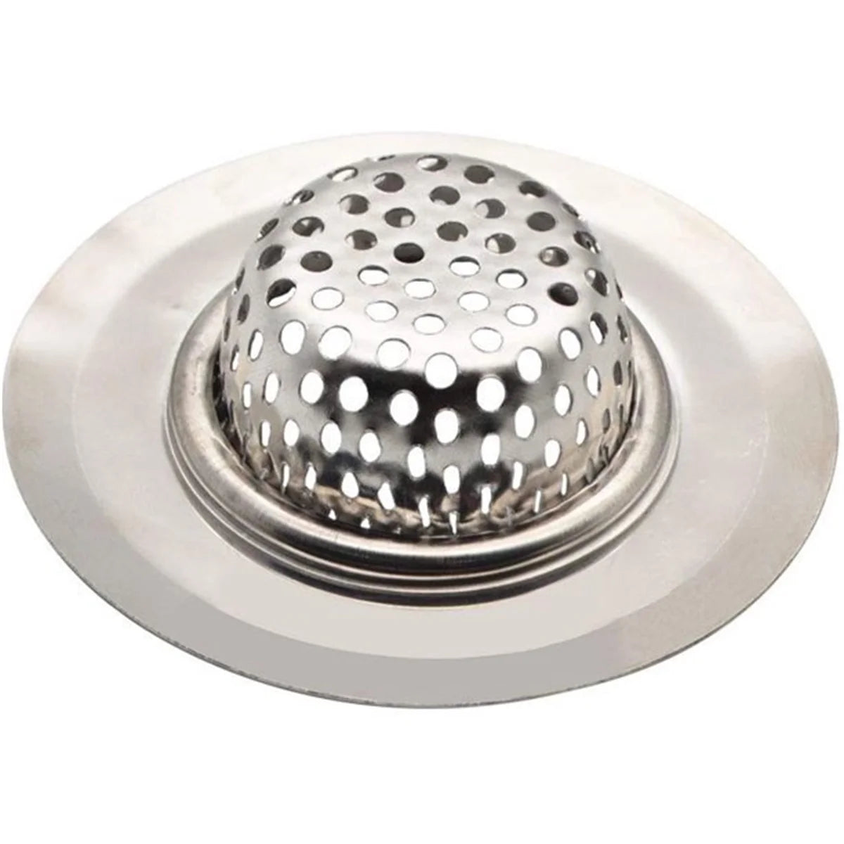 2Pcs Bathtub Drain Strainer, Small Wide Rim 1.57" Diameter , Stainless Steel Sink Drain Strainer,Drain Hair Catcher Perfect for Bathtub and Utility Sink Laundry Tub