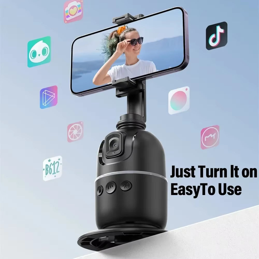 360° Smart Auto Face Tracking Gimbal Stabilizer Selfie Stick Tripod with Gesture Control for Camera Mobile Smartphone