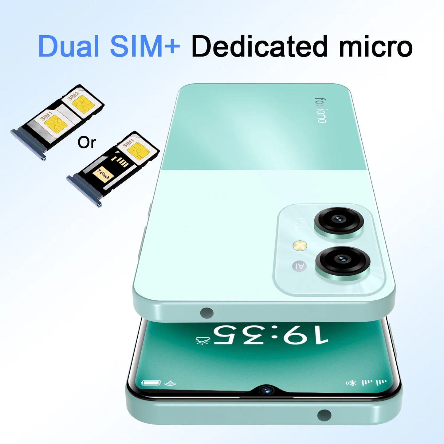 A22 Unlocked Smartphone, Android 14, 8GB RAM + 64GB Storage, Dual SIM, Fast Processor, 4000Mah Battery – Affordable & Reliable,Green