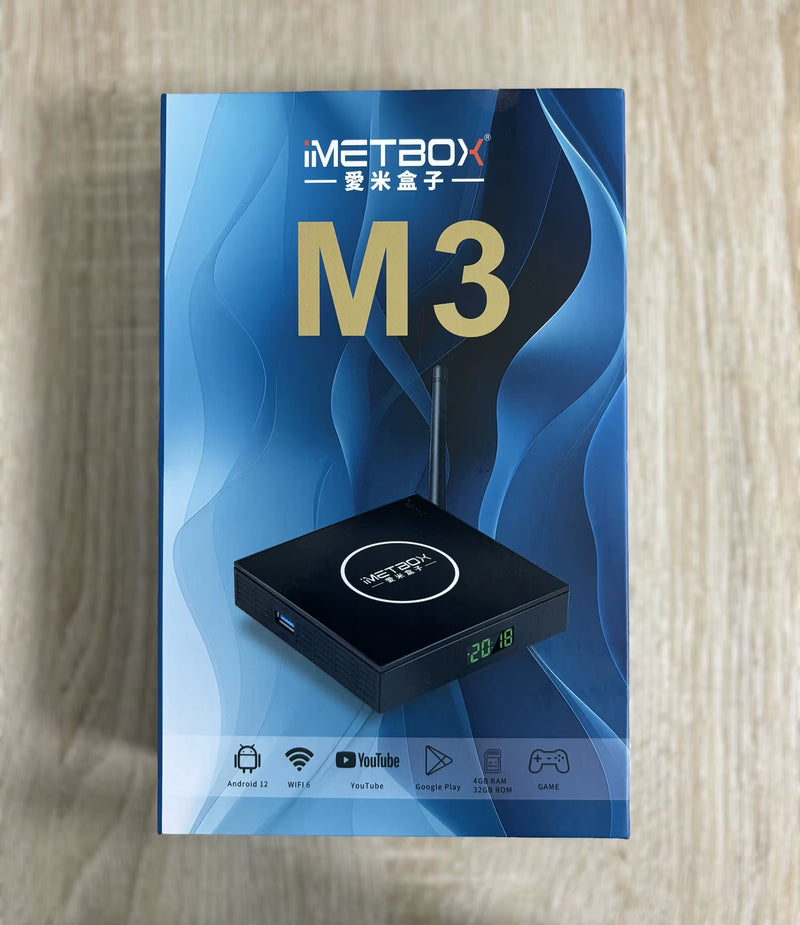 IMETBOX M3 32GB Voice Control 8K Ultra HD Smart Android TV Box Global LIVE IPTV