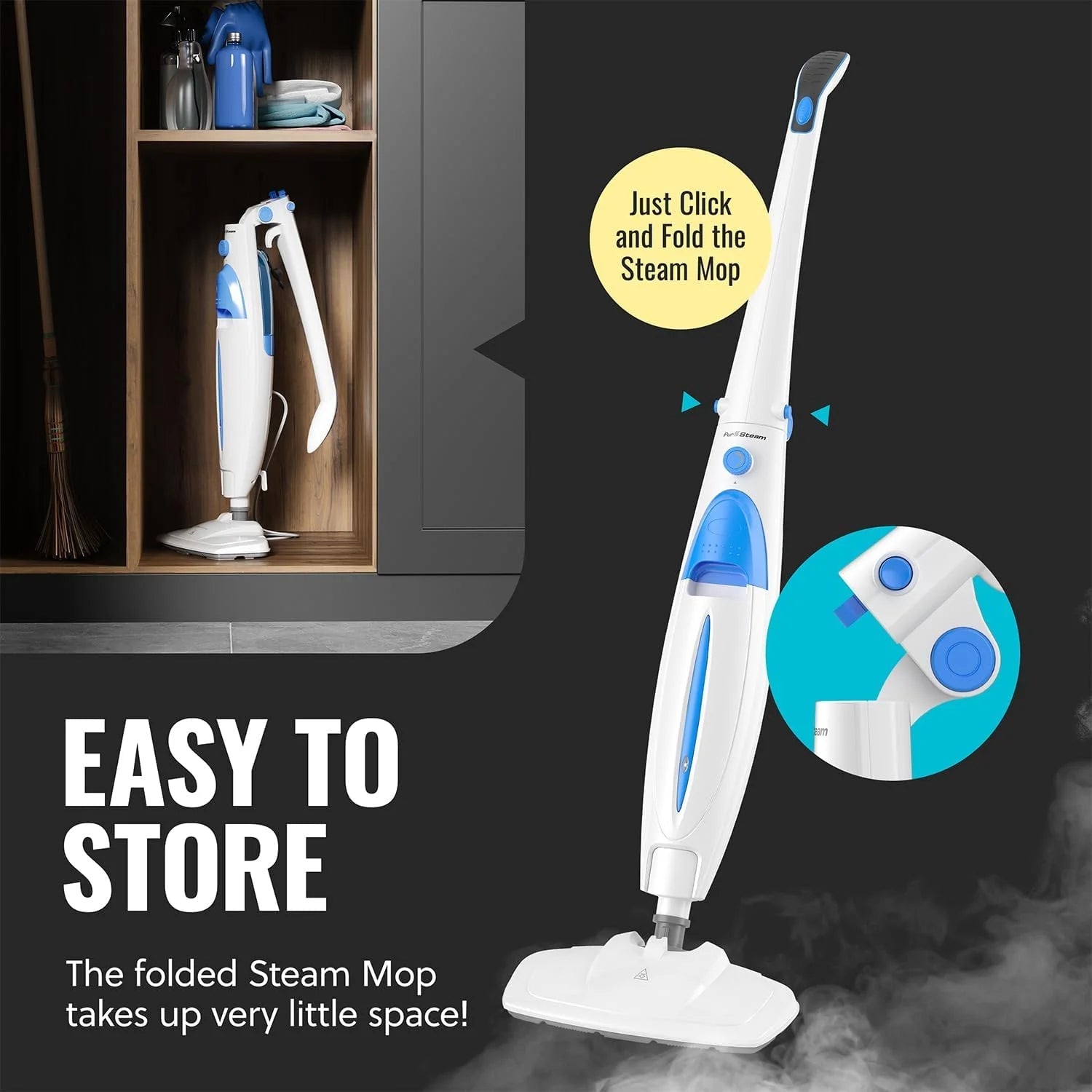 Hard Wood Floor Cleaner Steam Mop