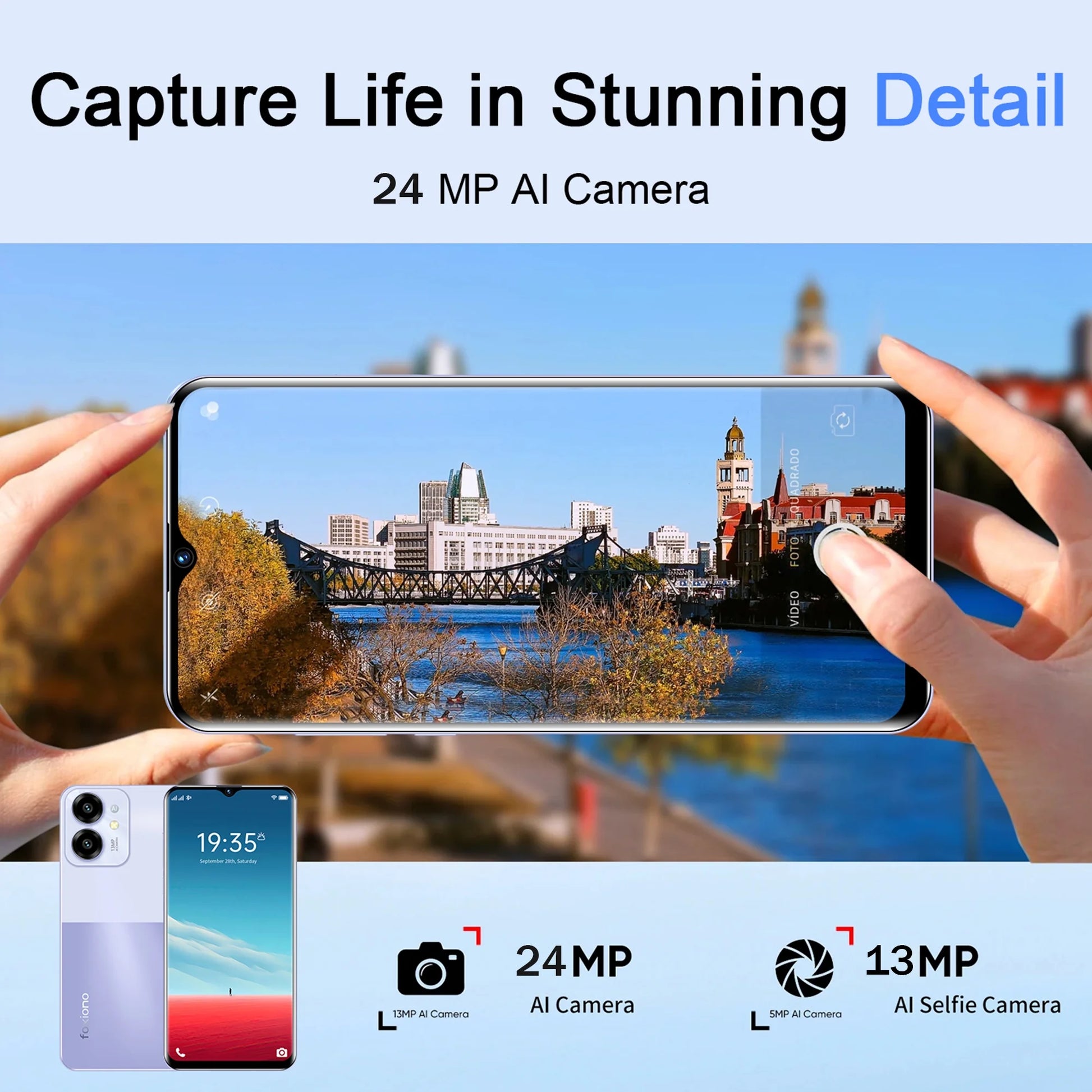A22 Unlocked Smartphone, Android 14, 8GB RAM + 64GB Storage, Dual SIM, Fast Processor, 4000Mah Battery – Affordable & Reliable,Green