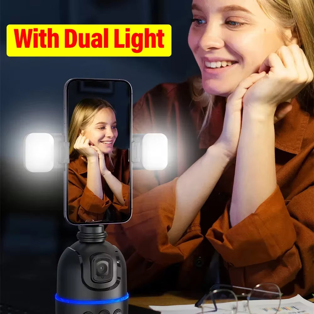 360° Smart Auto Face Tracking Gimbal Stabilizer Selfie Stick Tripod with Gesture Control for Camera Mobile Smartphone