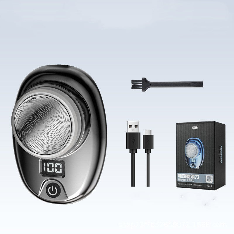 Portable Electric Digital Waterproof Travel Shaver
