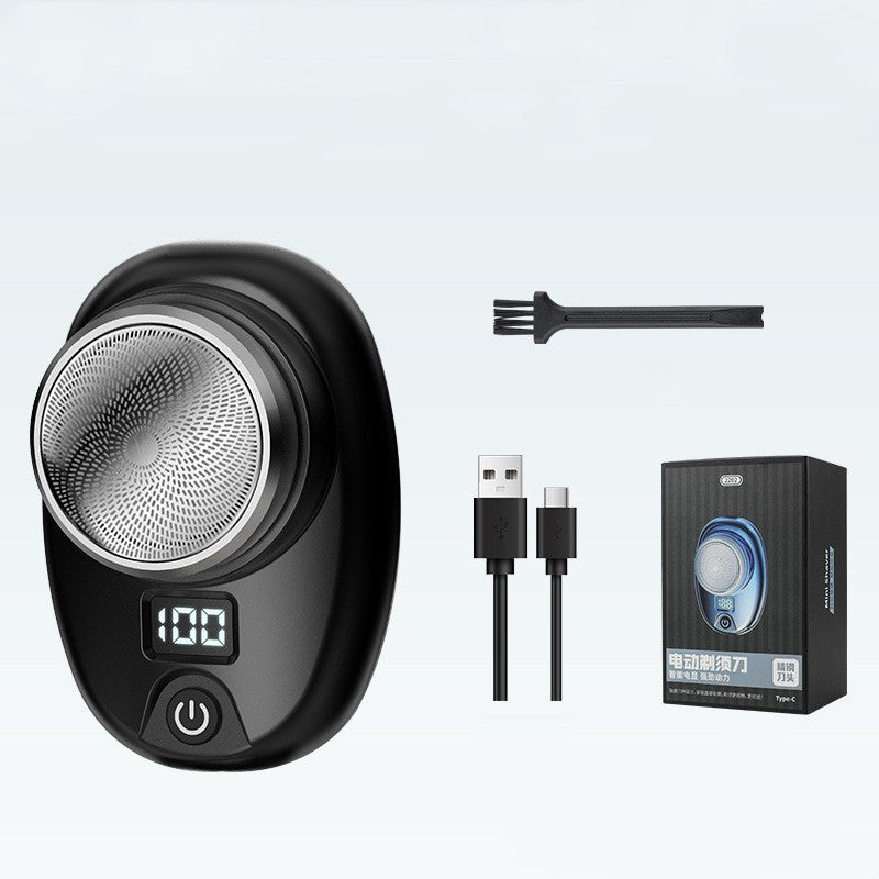 Portable Electric Digital Waterproof Travel Shaver