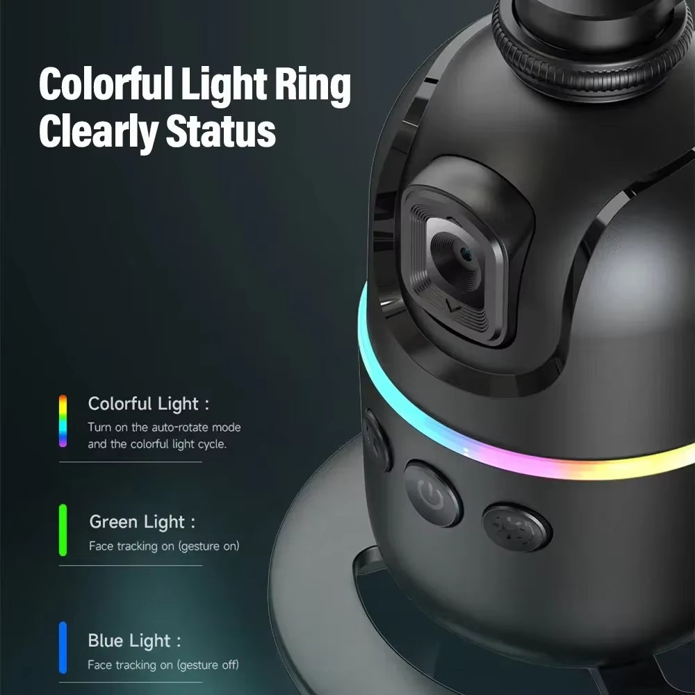 360° Smart Auto Face Tracking Gimbal Stabilizer Selfie Stick Tripod with Gesture Control for Camera Mobile Smartphone