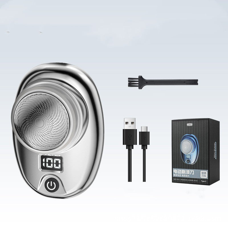 Portable Electric Digital Waterproof Travel Shaver