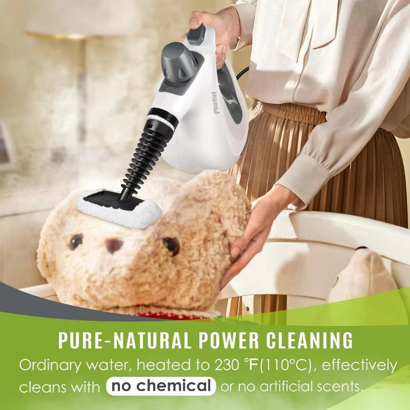 Pressure Handheld Multi Surface Natural Steam Cleaner, Household Multifunctional Steamer for Floor Cleaning