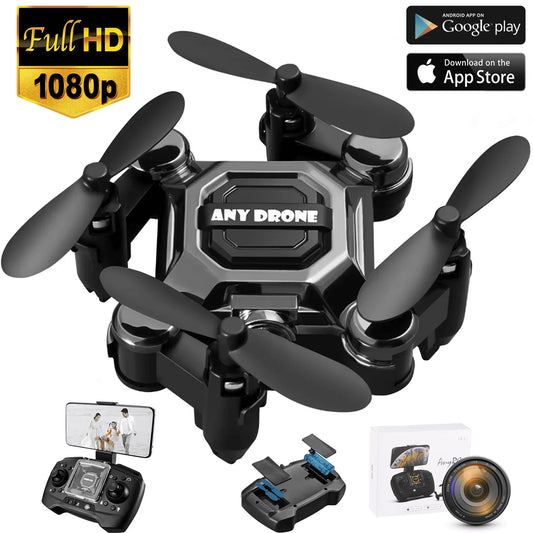 Drone with Camera, FPV Drone for Adults, Foldable Drone RC 1080P