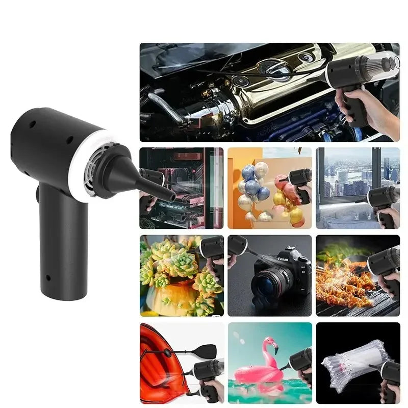 9000Pa USB Charging Wireless Car Vacuum Cleaner