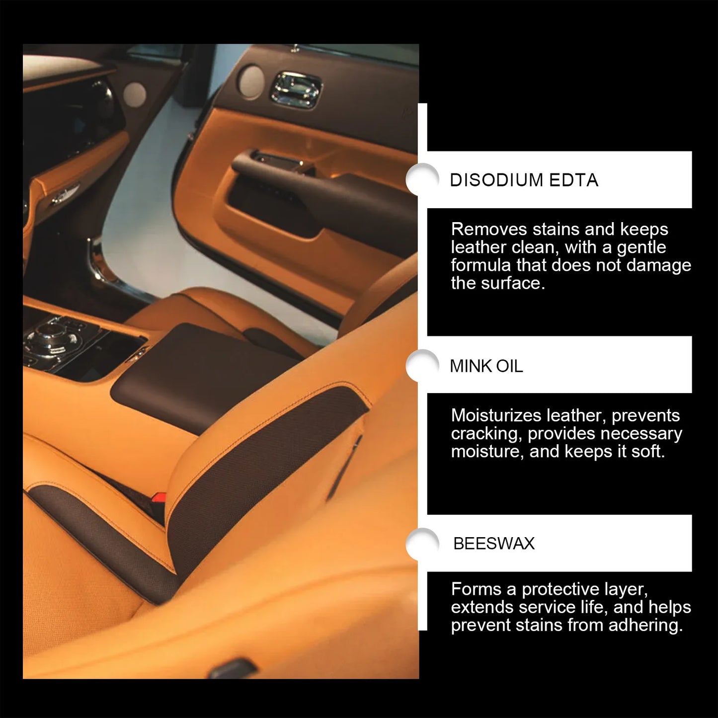 Car Leather Seat Cleaning Cream