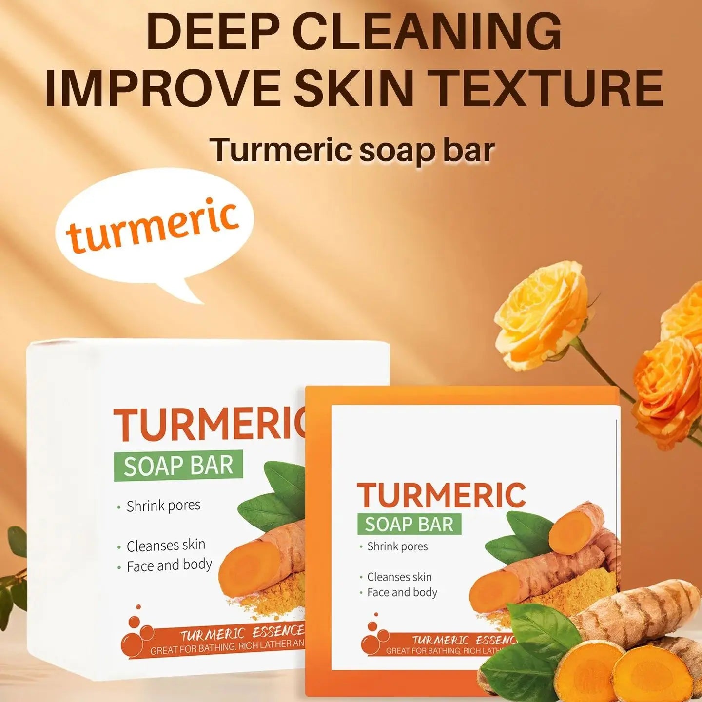 Hand Made Body Cleaning Turmeric Soap
