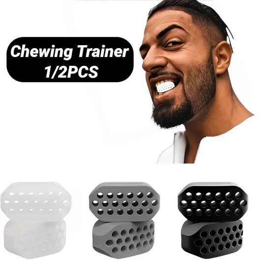 2Pcs Sillicone Jaw Exerciser
