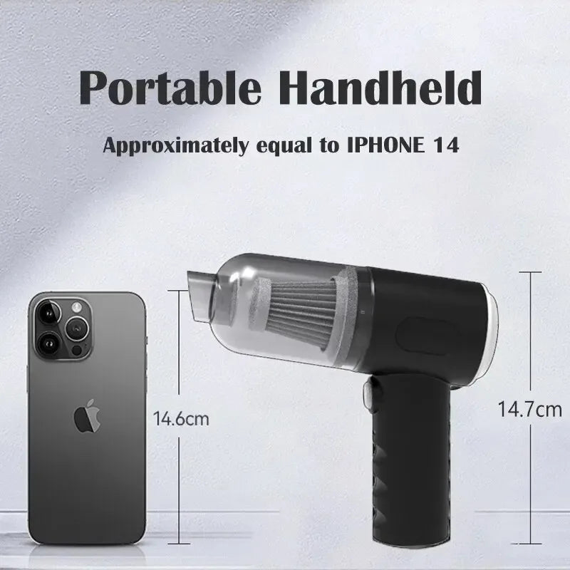 9000Pa USB Charging Wireless Car Vacuum Cleaner