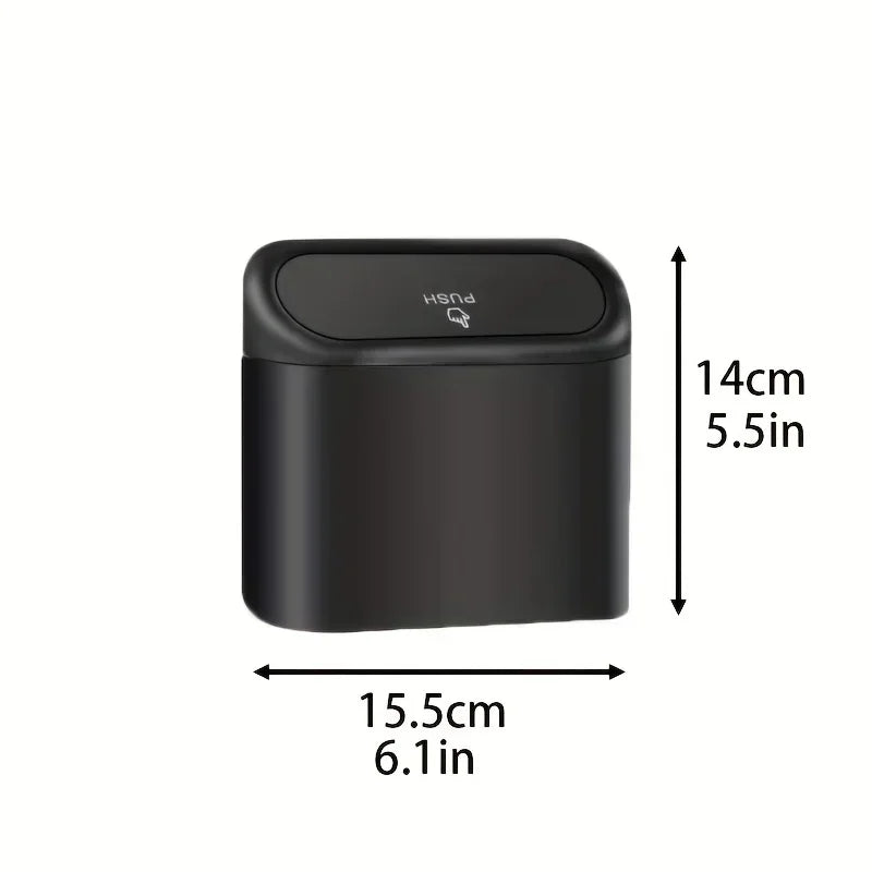 Mini Waterproof Car Trash Can (with Lid)