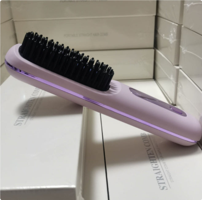 Wireless Hair Straightener and Straightening Comb