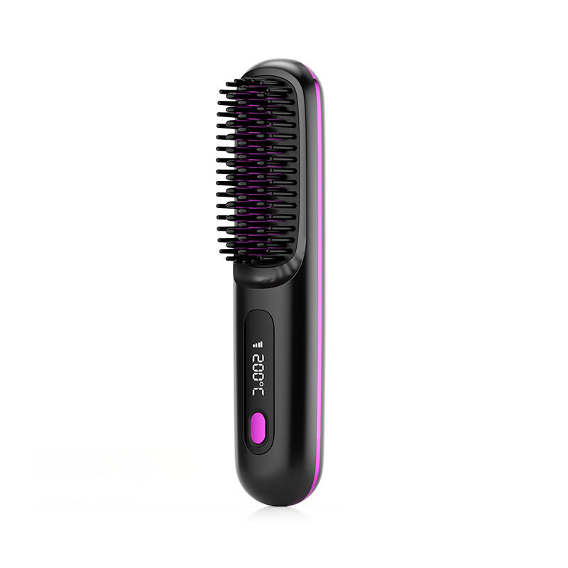 Wireless Hair Straightener and Straightening Comb