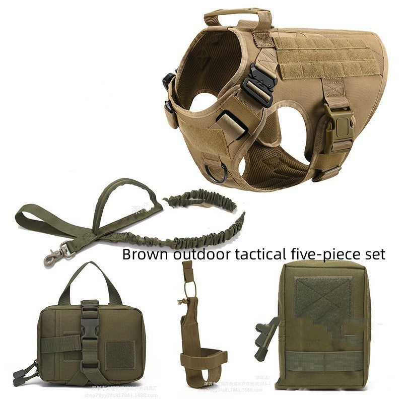 Tactical Dog Harness Pet German Shepherd K9 Training Vest Dog Harness