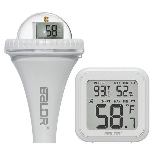 Digital Swimming Pool Thermometer Floating Outdoor Floating Thermometers Used for Swimming Pool Bathrooms Aquarium