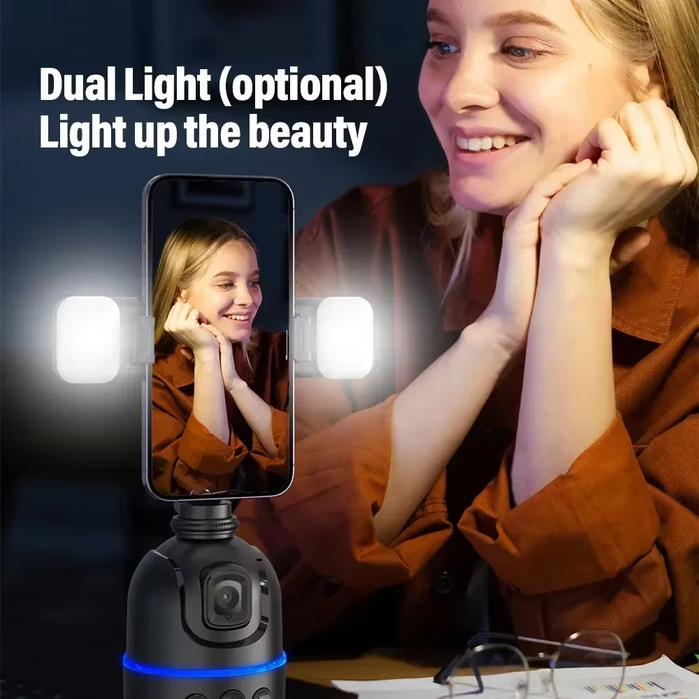 360° Smart Auto Face Tracking Gimbal Stabilizer Selfie Stick Tripod with Gesture Control for Camera Mobile Smartphone