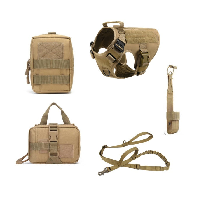 Tactical Dog Harness Pet German Shepherd K9 Training Vest Dog Harness