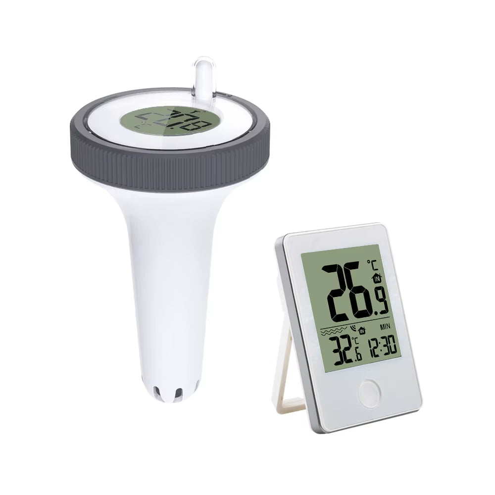 Digital Swimming Pool Thermometer Floating Outdoor Floating Thermometers Used for Swimming Pool Bathrooms Aquarium