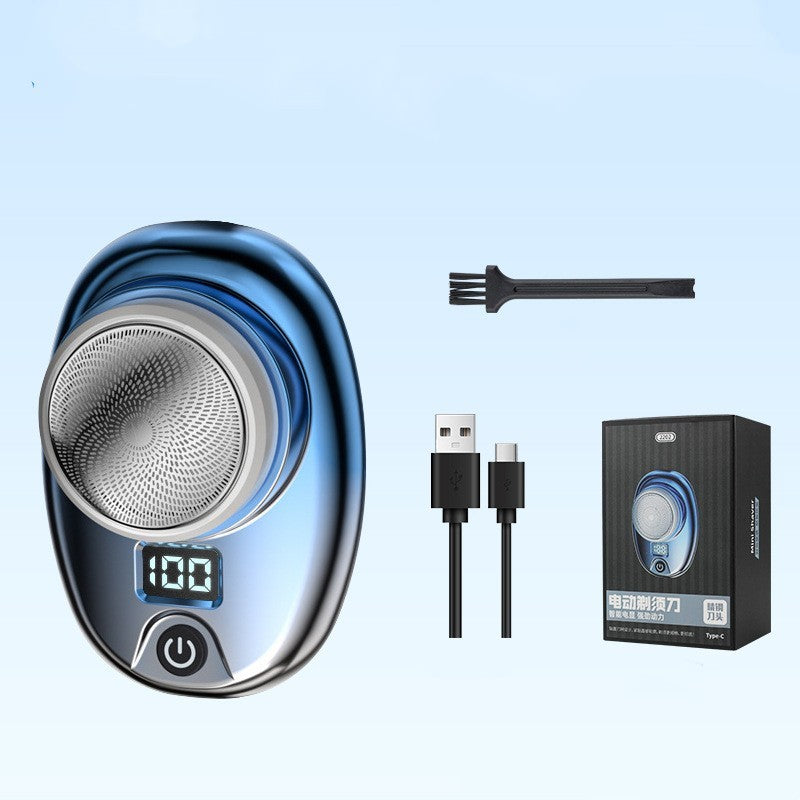 Portable Electric Digital Waterproof Travel Shaver